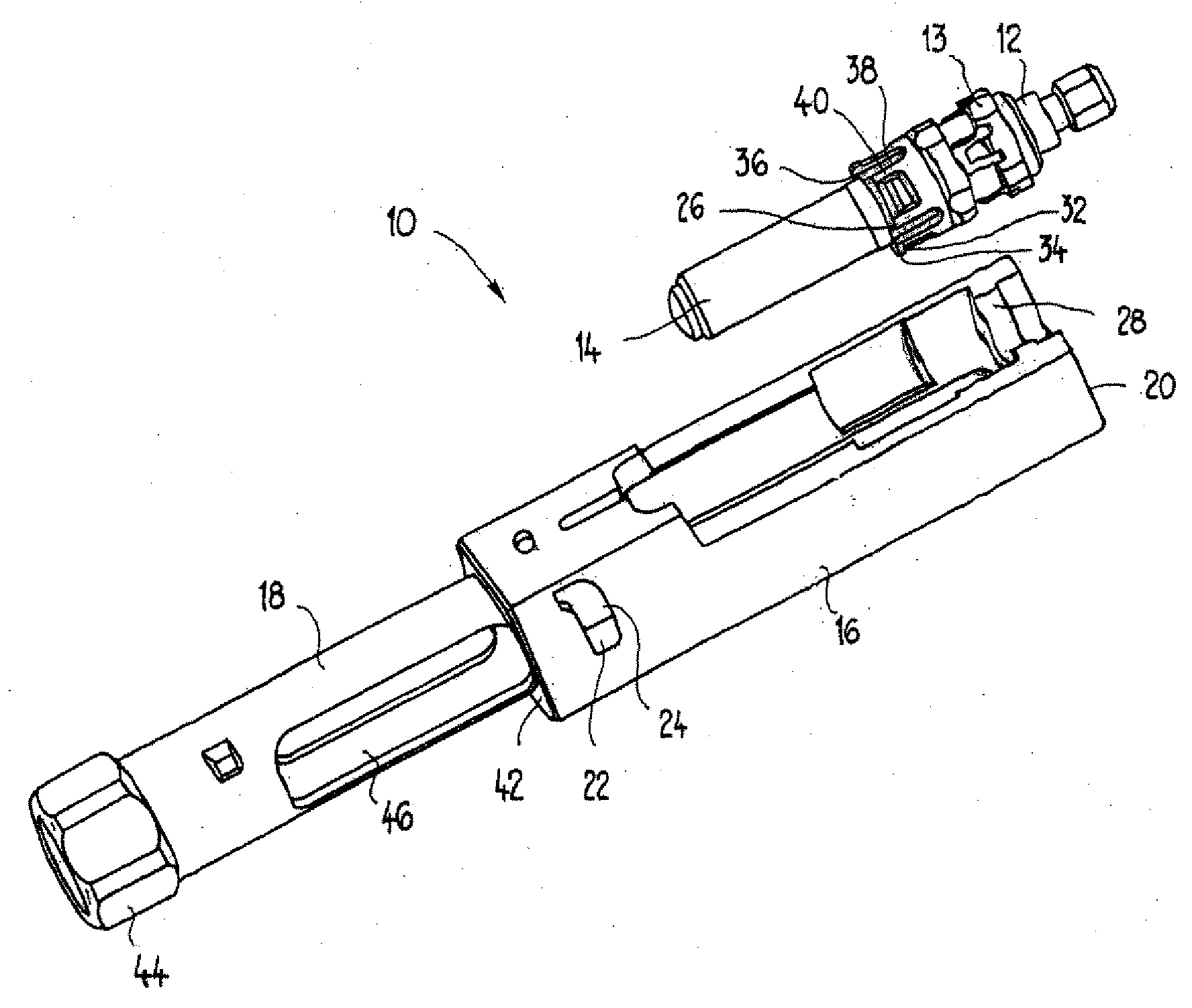 Container for a medical instrument or implant, in particular a dental instrument or a dental implant