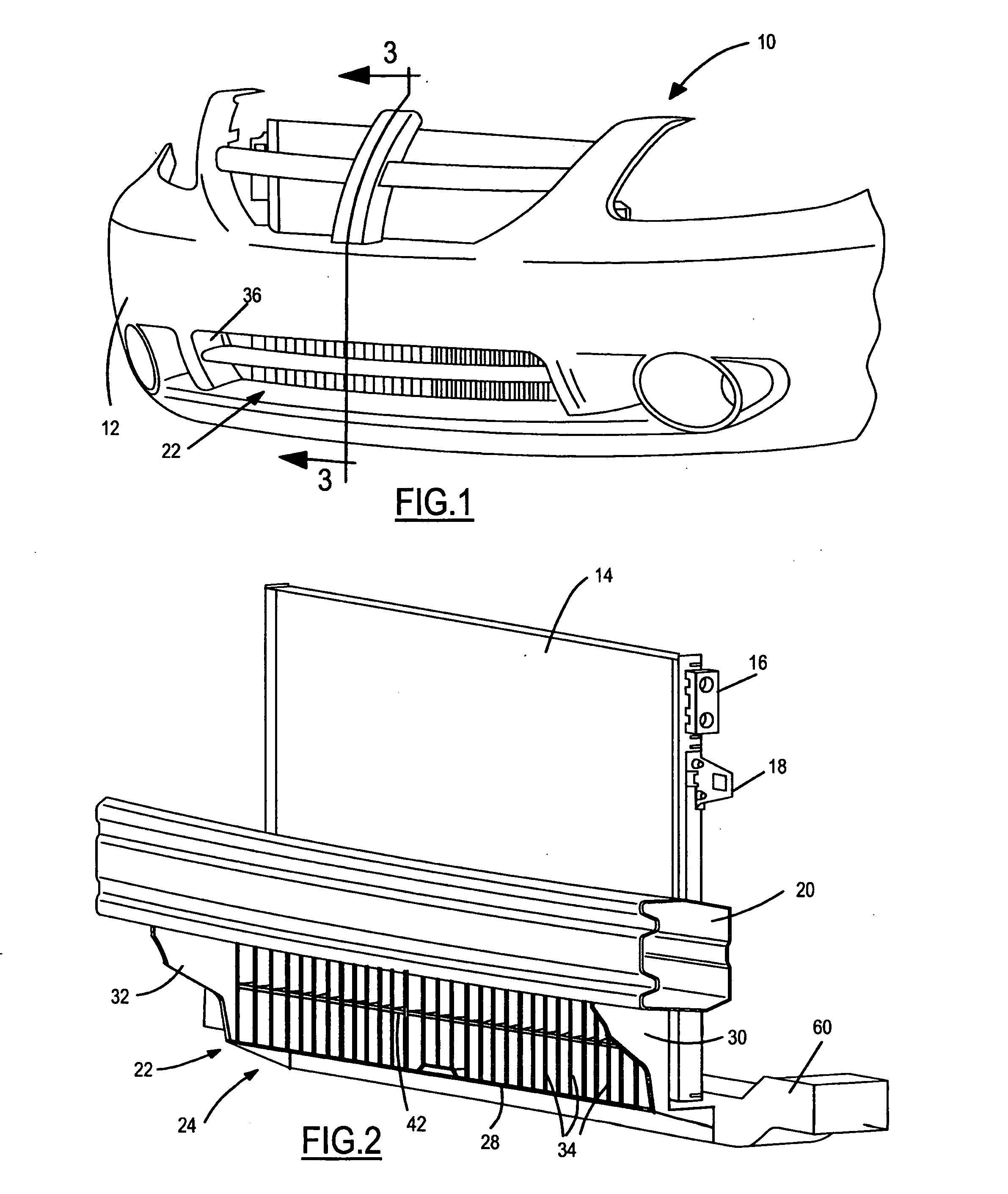 A/C condenser damage protection device