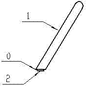 Capacitive touch screen writing pen and method for positioning touch spot position of capacitive touch panel writing pen