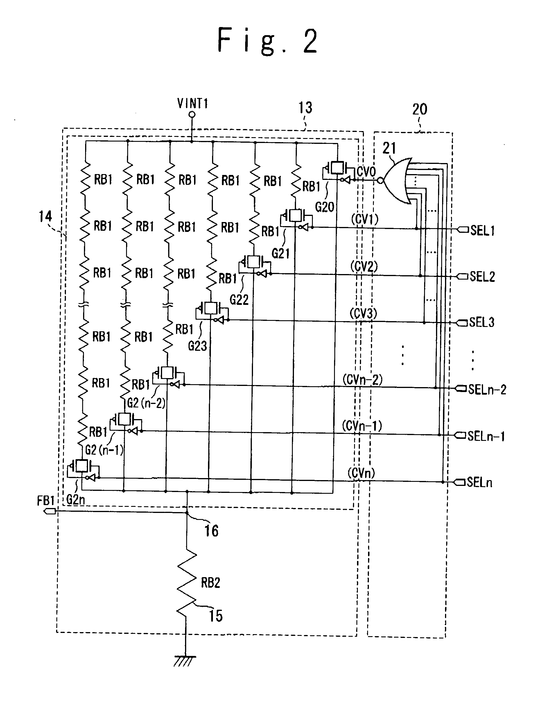 Semiconductor integrated circuit having internal voltage generating circuit