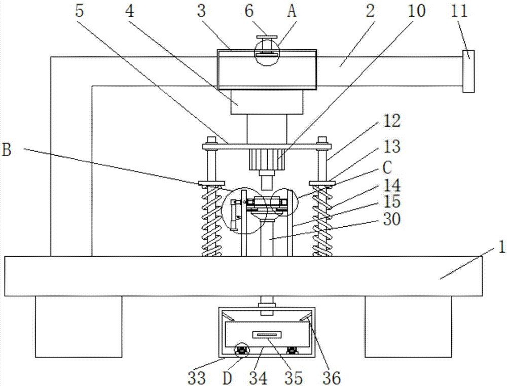 Hole-opening equipment capable of opening hole stably used for lamp shell