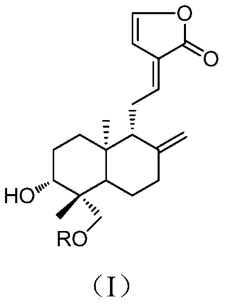 14-deoxy-14,15-didehydro andrographolide derivatives and medicine composition and application thereof