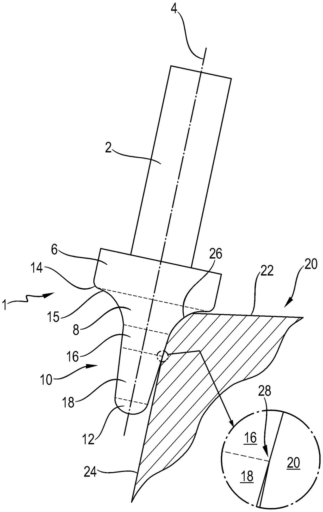 Deburring and rounding device