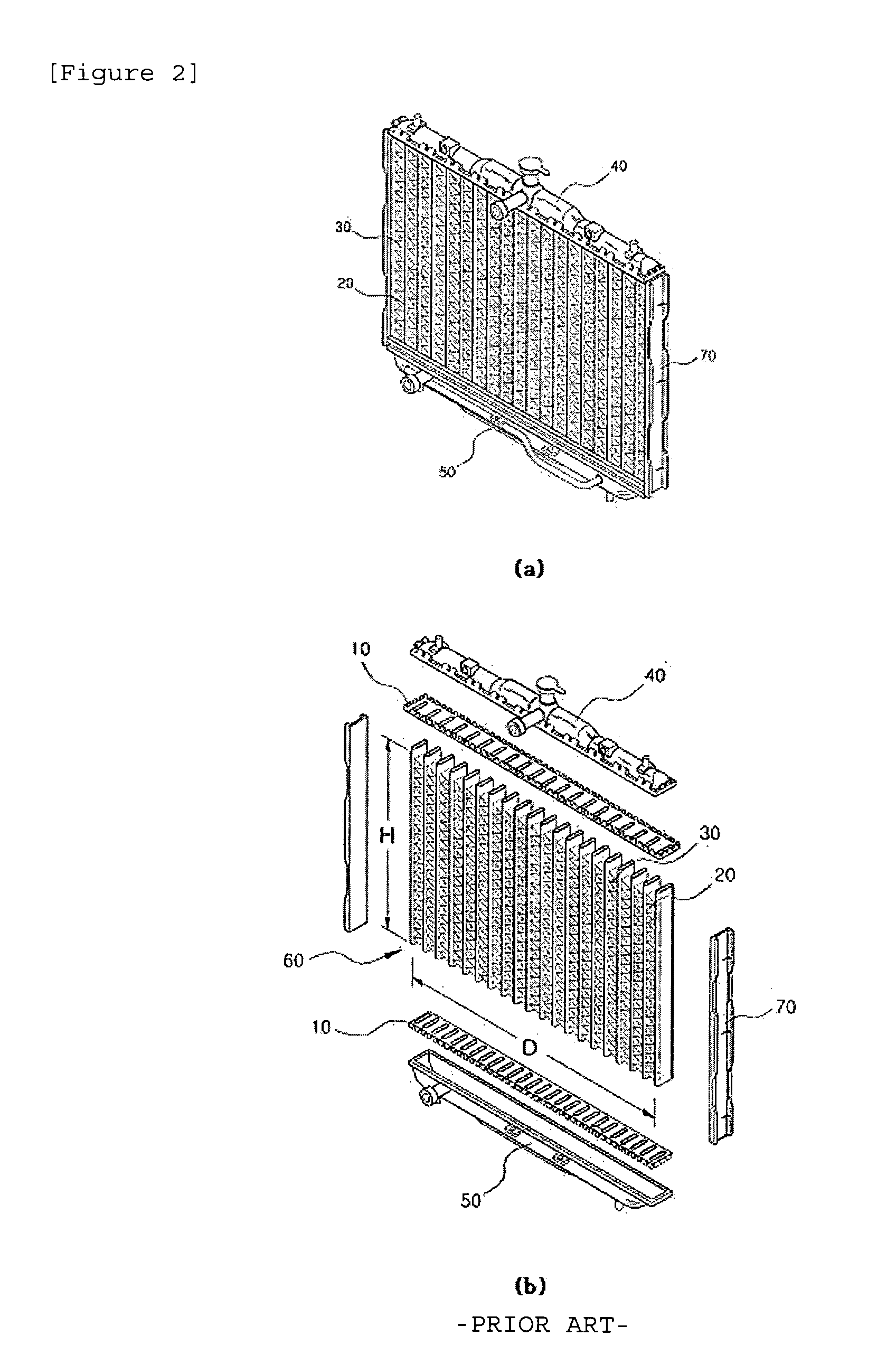 Heat exchanger for a vehicle