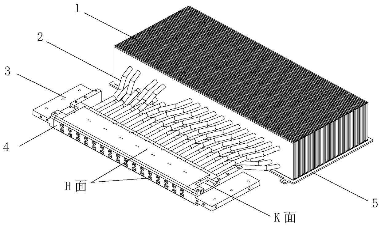 A high thermal density and high power solid-state transmitter module cooling device