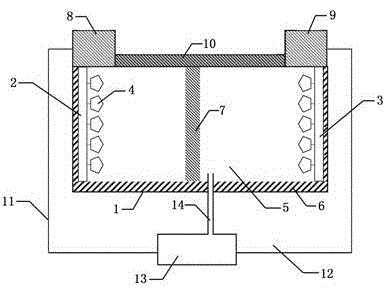 Microbial fuel cell for treating domestic sewage