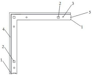 Installation method of L-shaped decoration integrated prefabricated parapet wall