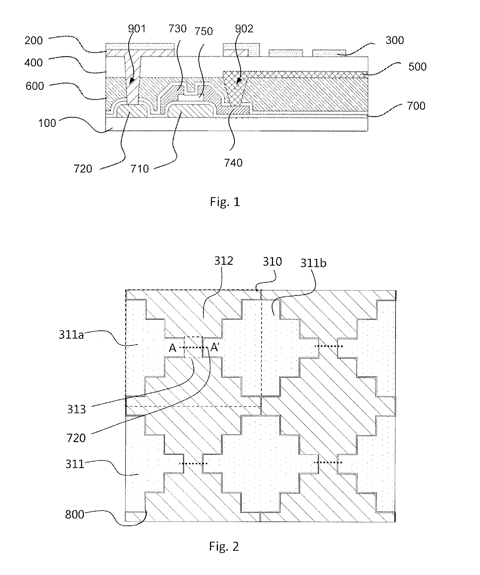 Array substrate, in-cell touch screen and touch display device