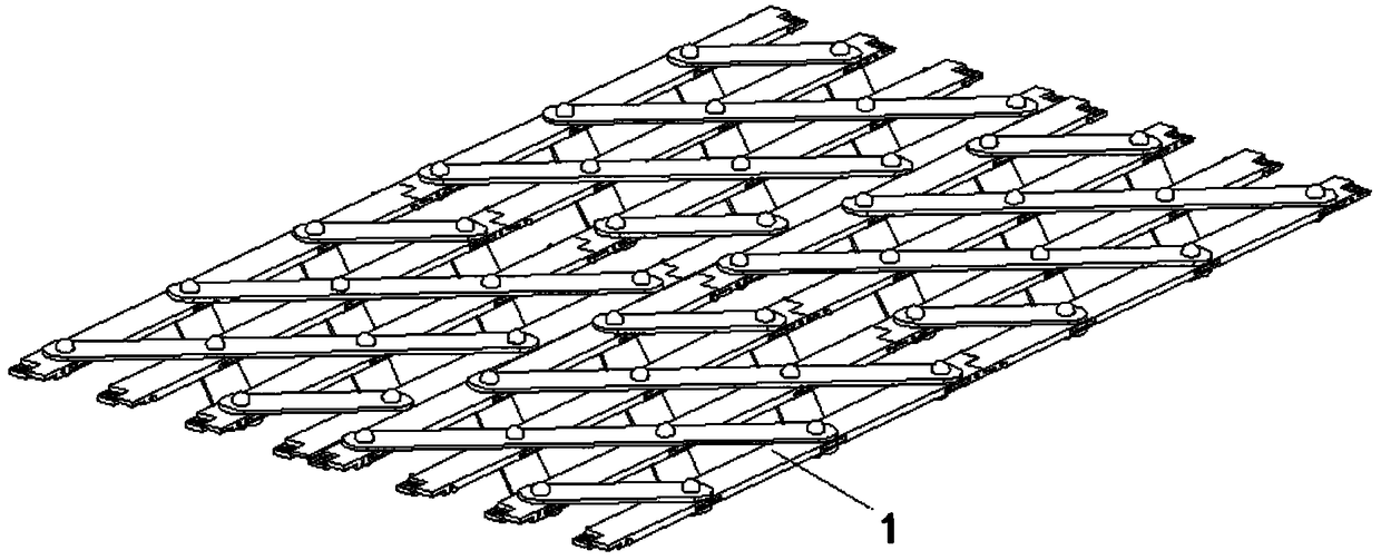 An embedded two-way geogrid