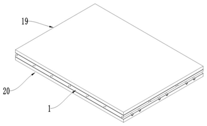 Photovoltaic imbricate assembly capable of preventing battery string from being broken