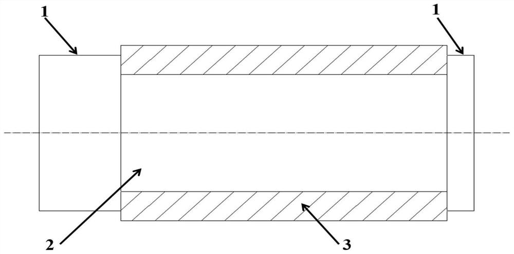 Preparation method of composite component with periodic gradient gradual change structure