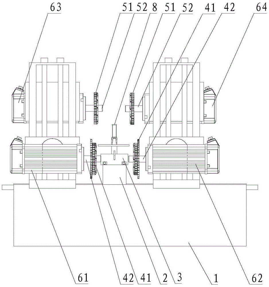 A double-end tenoning machine