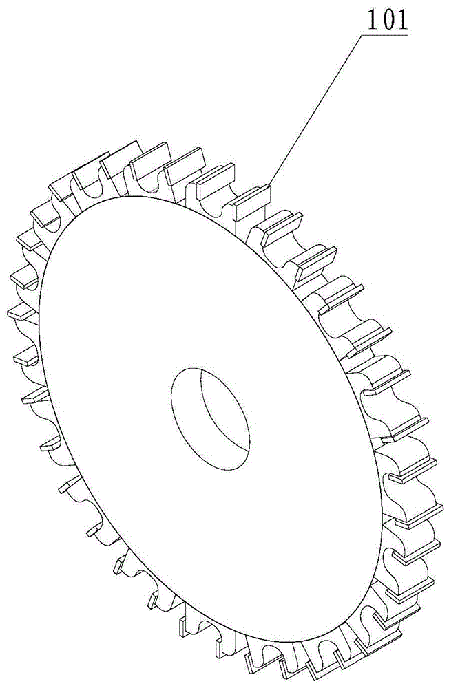 A double-end tenoning machine