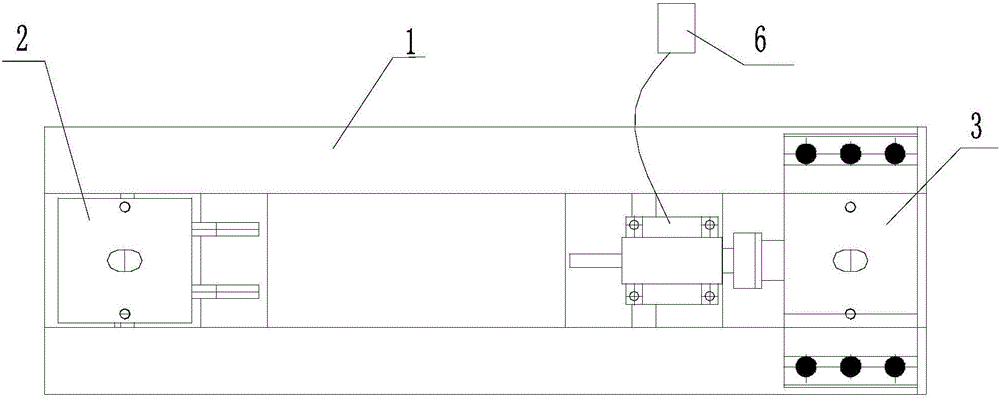 Weld joint tensile force testing machine