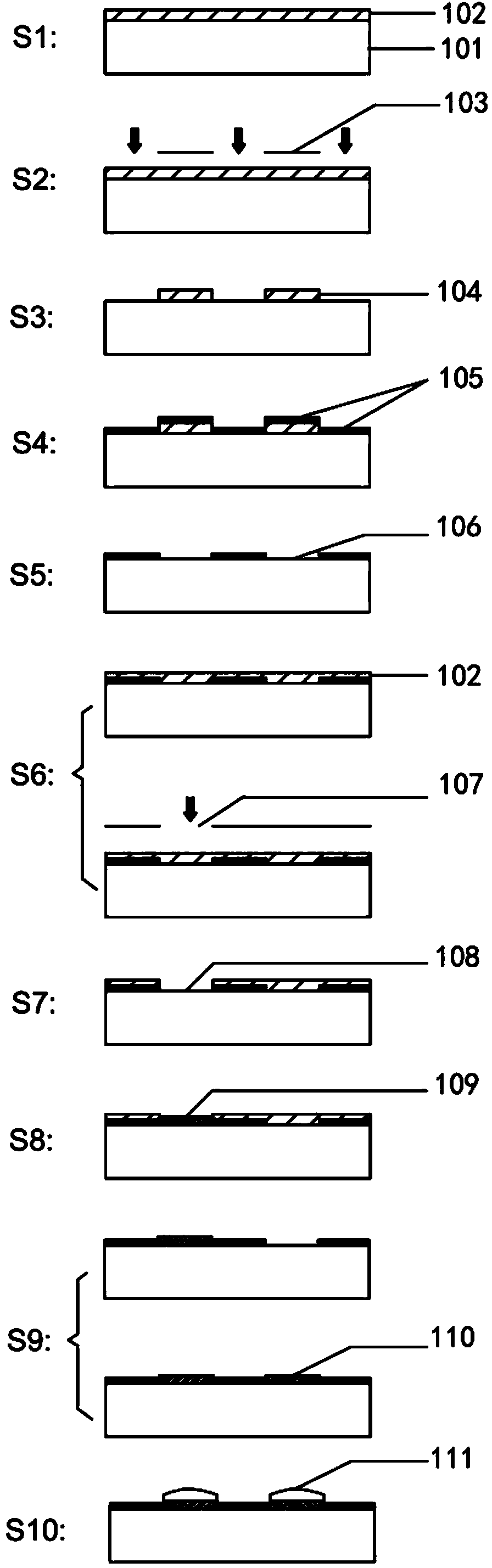 Method for manufacturing double-lens multi-spectral imaging lens set and vein display system thereof
