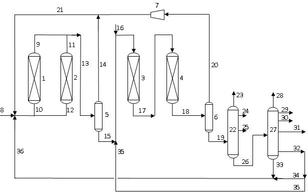 Method for processing heavy oil by combined process