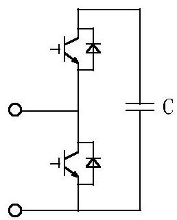 Energy storage sub-module and high-voltage large-capacity direct-hanging type energy storage system formed by same