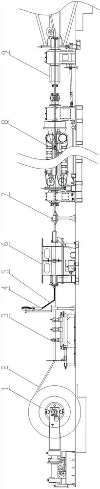 A flame-retardant cable wrapping processing technology and processing system