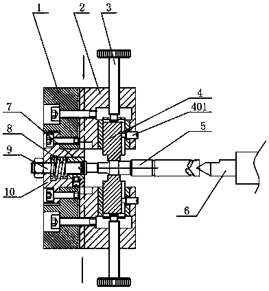 Fixture structure for machining herringbone groove in plunger part