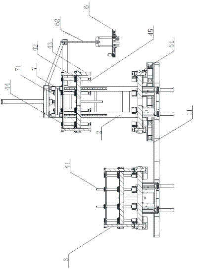 Novel multi-mould structure hydraulic-type tyre vulcanizer