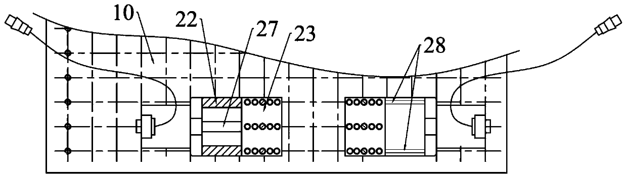 Device and method for testing sensitivity of flexible film sensing elements