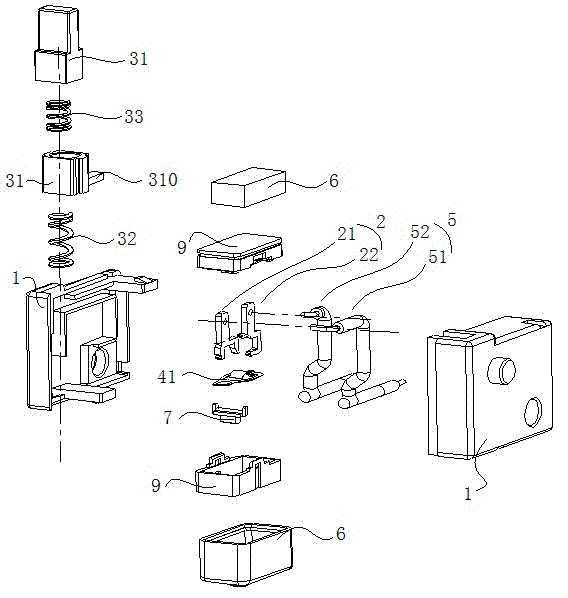 Long-stroke water-proof microswitch