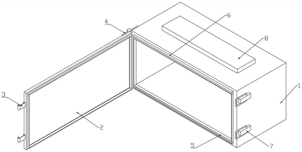 Indoor control cabinet structure for 5G network