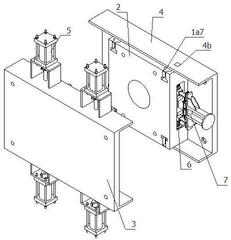 Quick mould changing mechanism used for injection molding processing