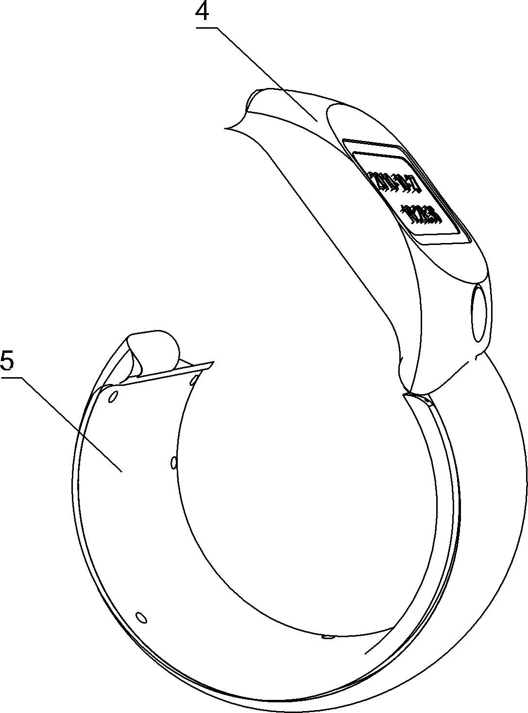 Bracelet structure for communication or tracking