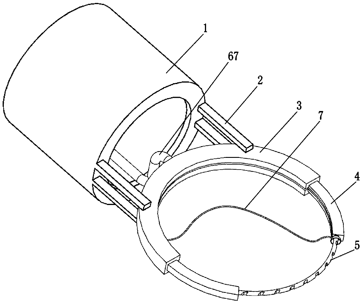 Stitching instrument for gastrointestinal endoscope and operation method thereof