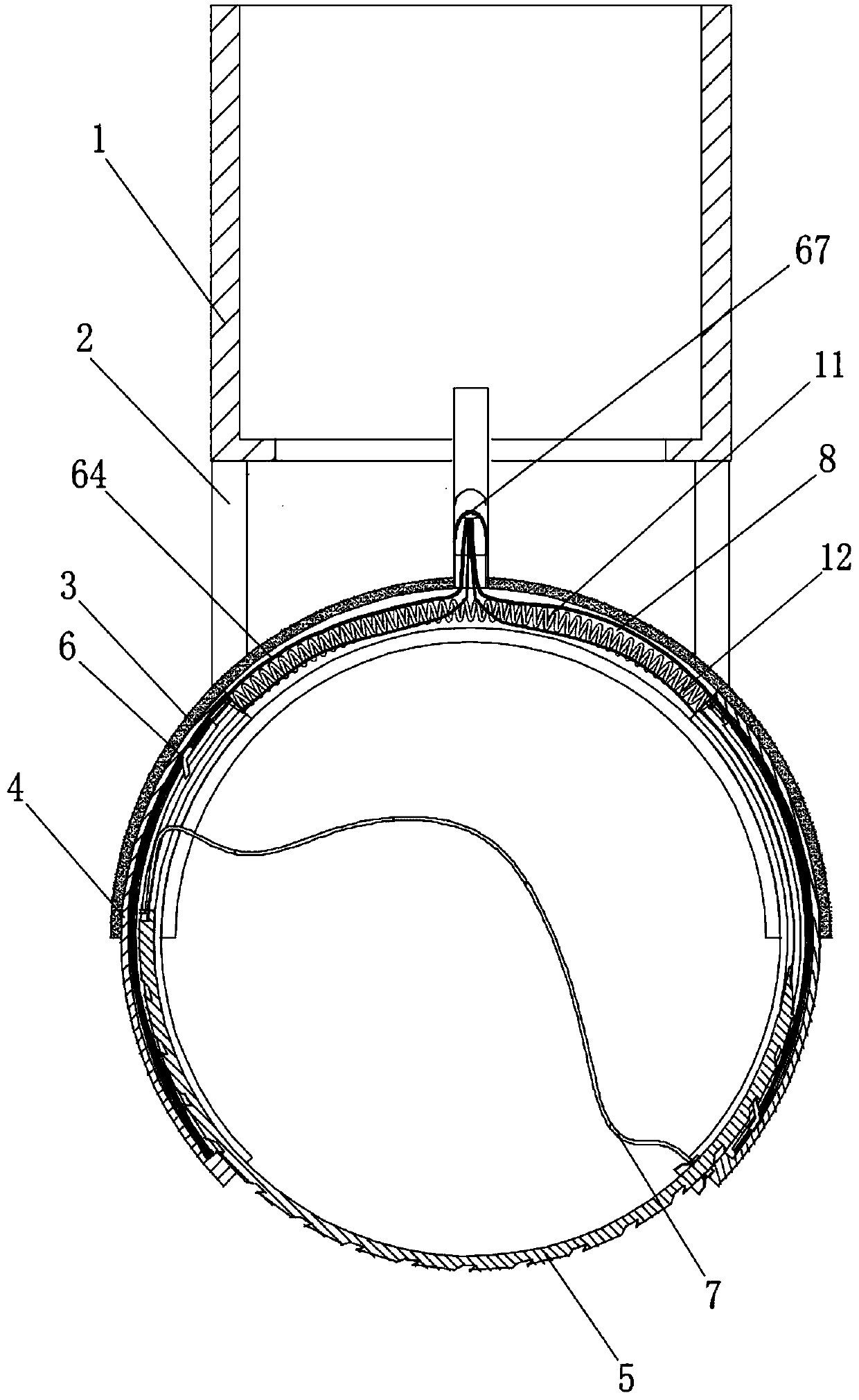 Stitching instrument for gastrointestinal endoscope and operation method thereof