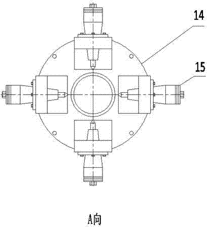 Multipoint ultrasonic vibration CBN grinding wheel dressing device