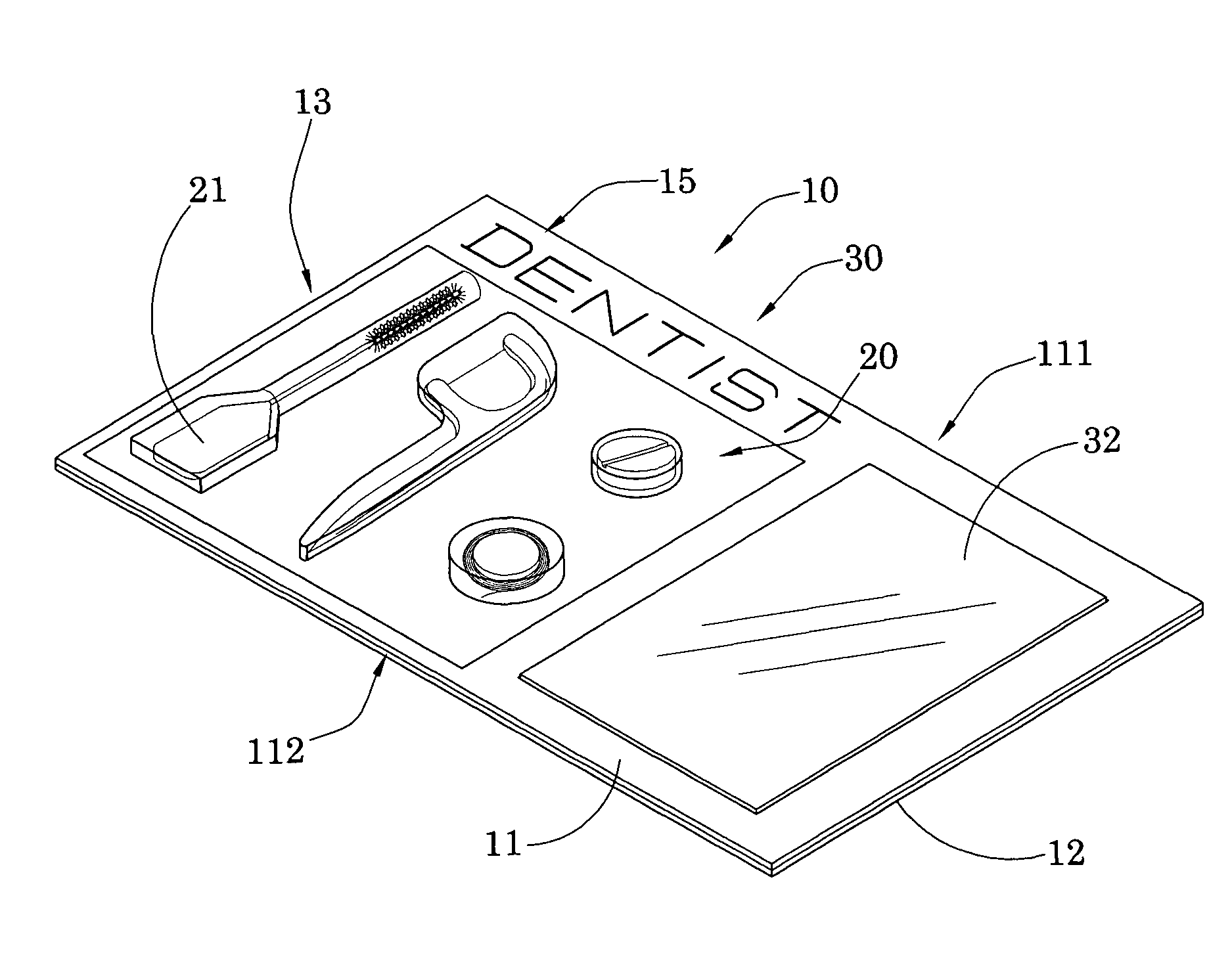 Dental care kit and promotional method thereof