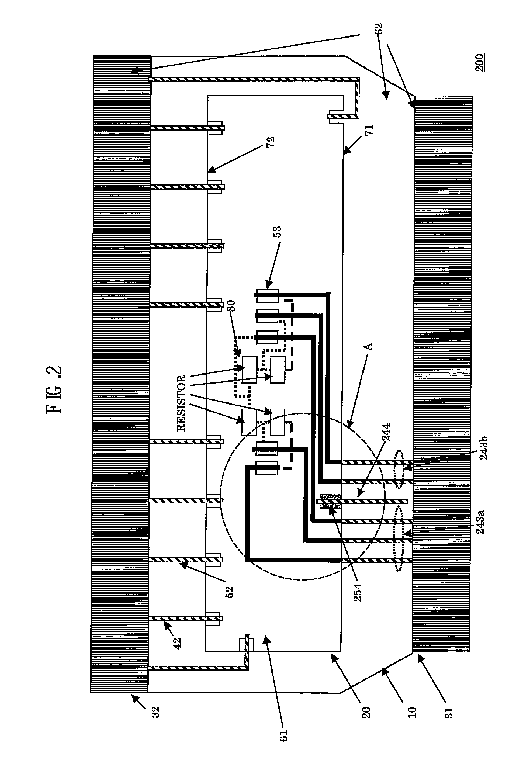 Cof package and tape substrate used in same