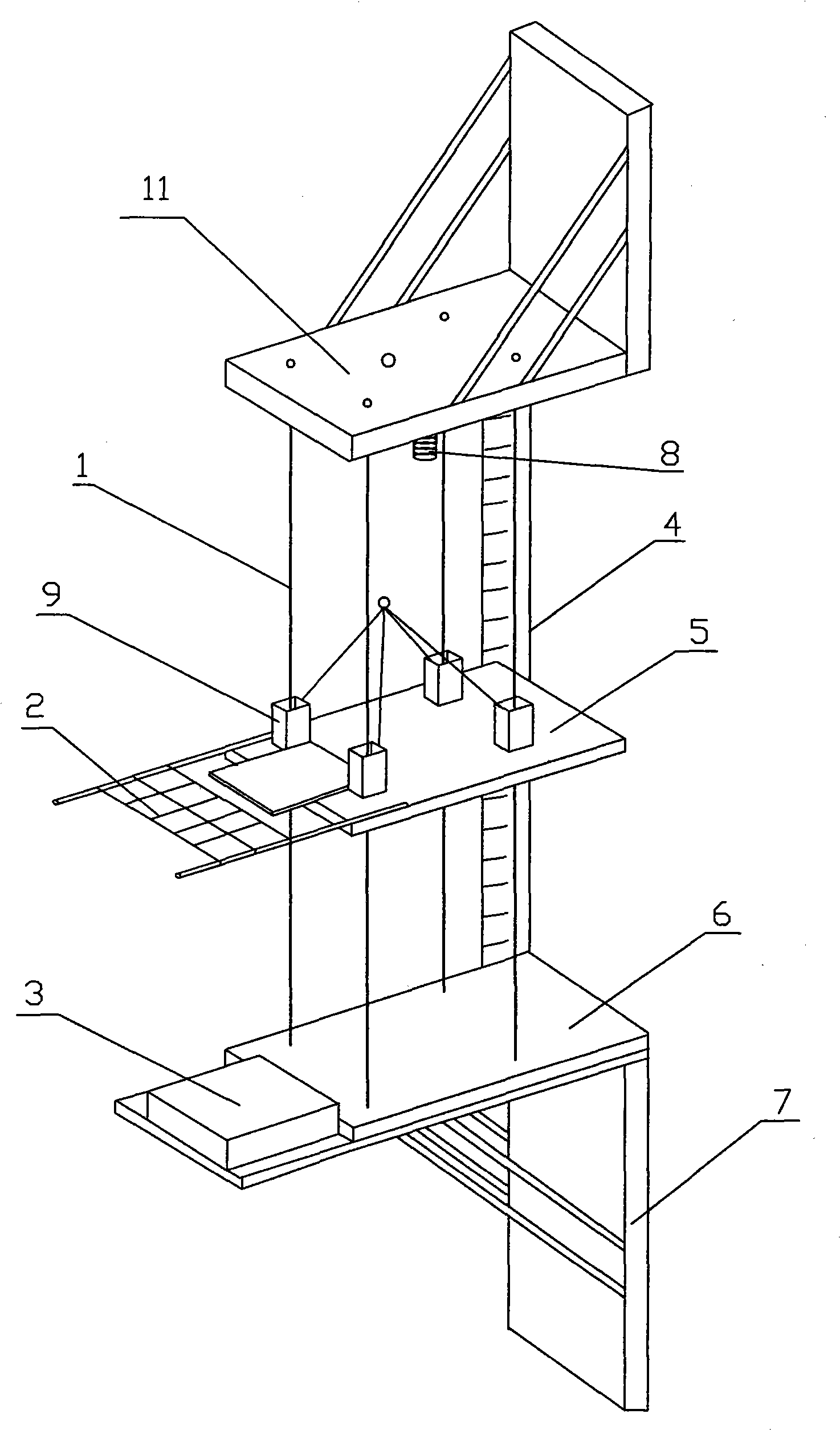 Injury-causing device for experimental investigation of deceleration injury and method for producing deceleration injury model