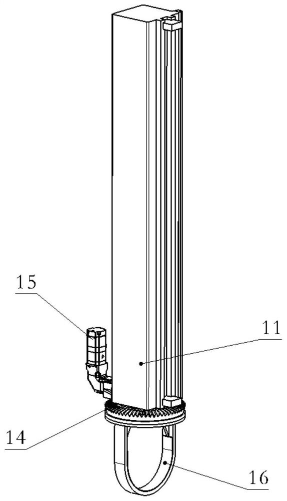 An optical fiber preform horizontal transport device