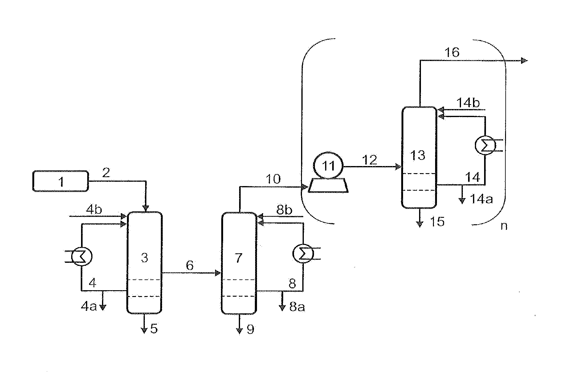 Process for Preparing 1,3-Butadiene from N-Butenes by Oxidative Dehydrogenation