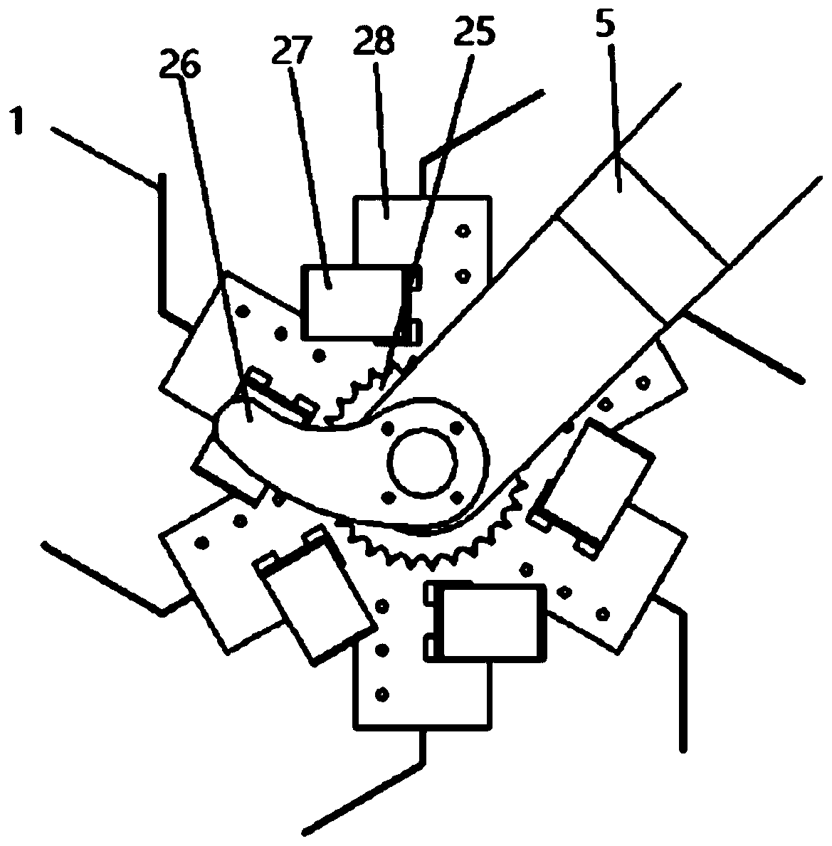 Automatic pineapple picking collection device