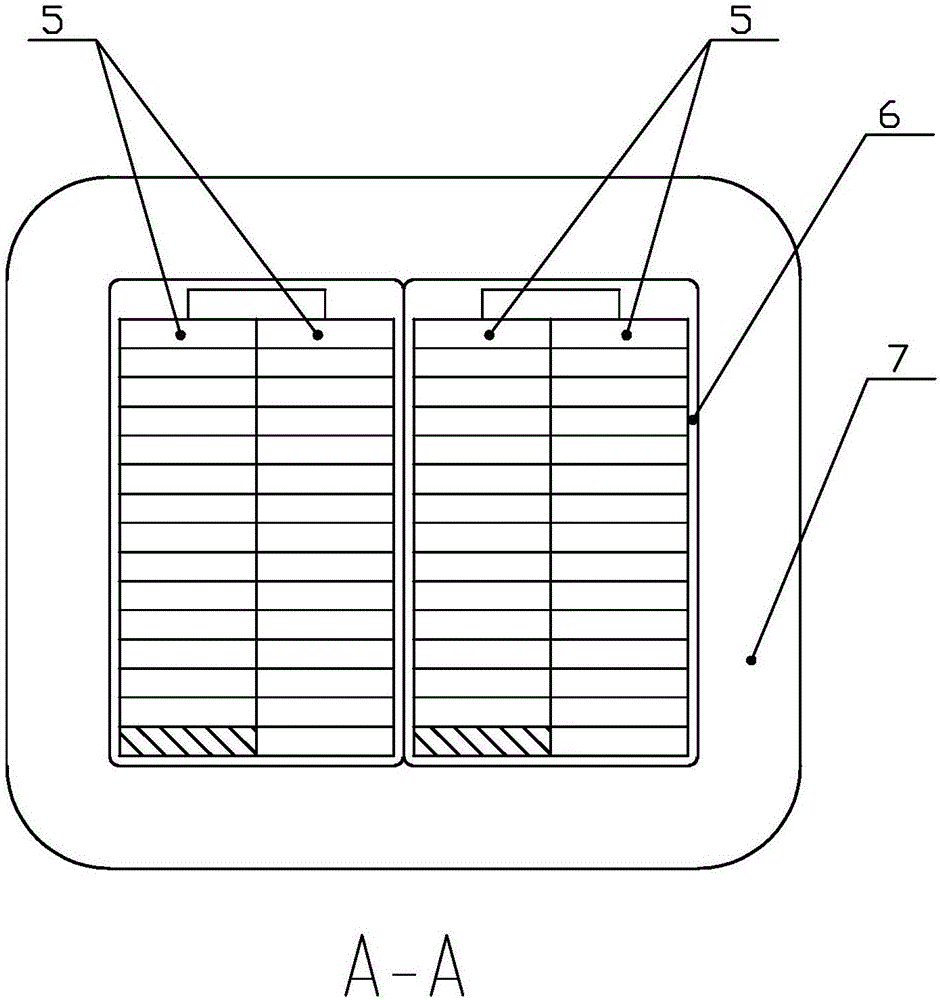 Oil-immersed transformer low-voltage winding structure adopting transposed conductors