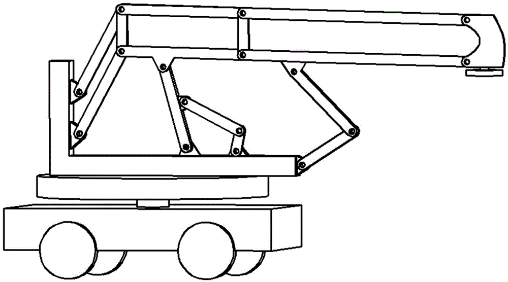 Thirteen-rod controllable stacking mechanism