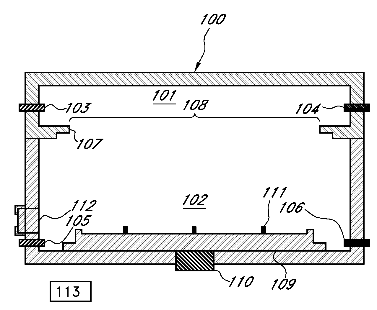 Method and apparatus for minimizing contamination in semiconductor processing chamber