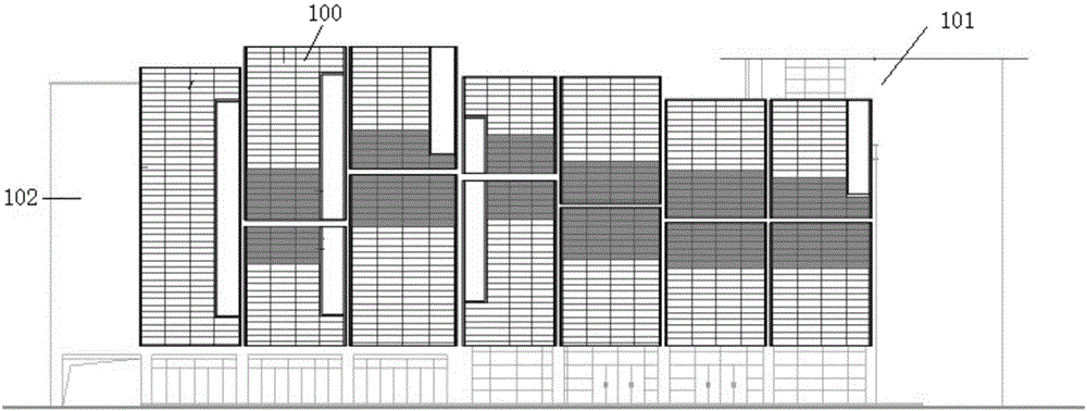 Building exterior sunshading control system and method