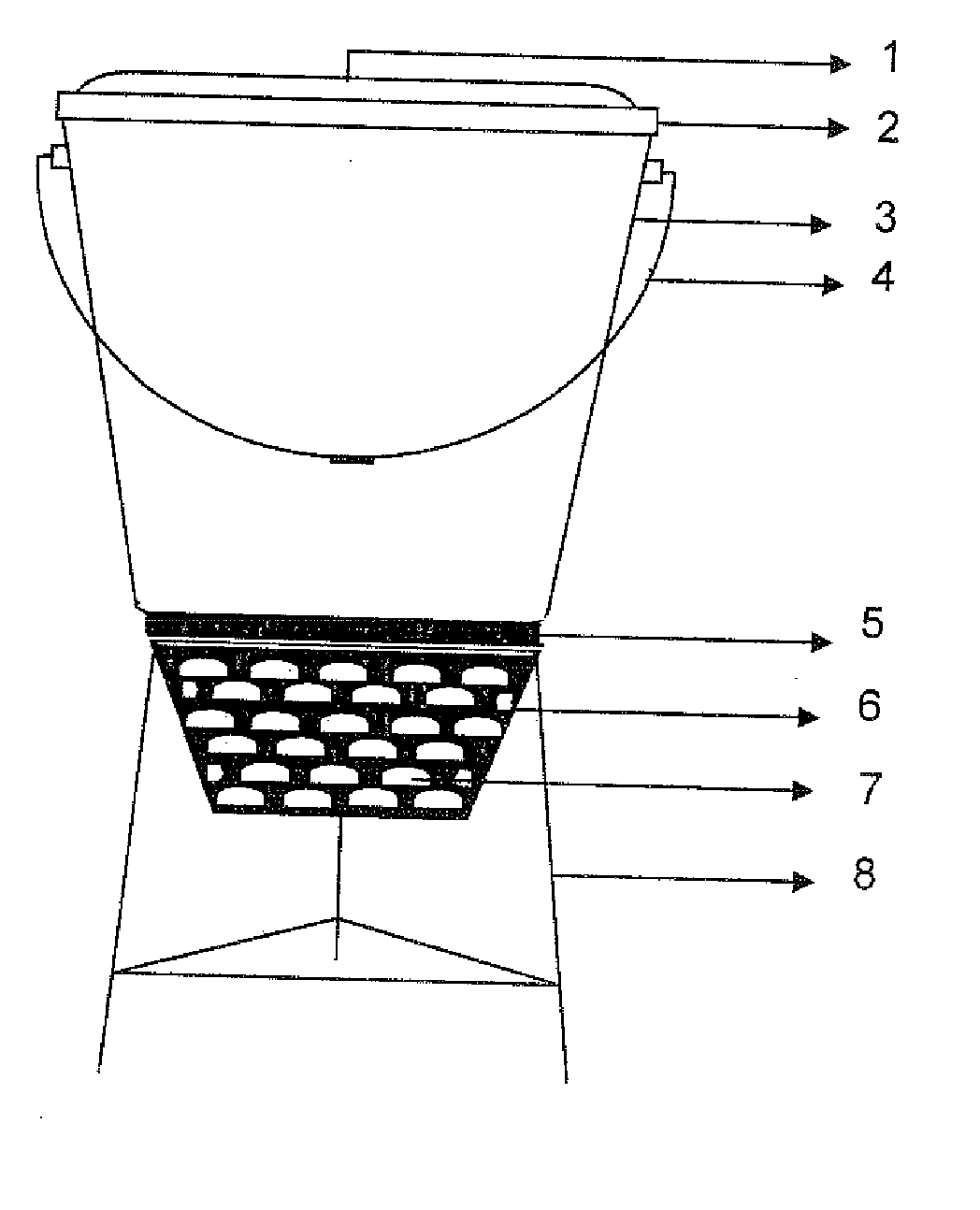A Device for the Storage and Treatment of Biodegradable Wet Solid Waste