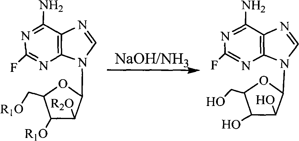 Synthesis method of fludarabine