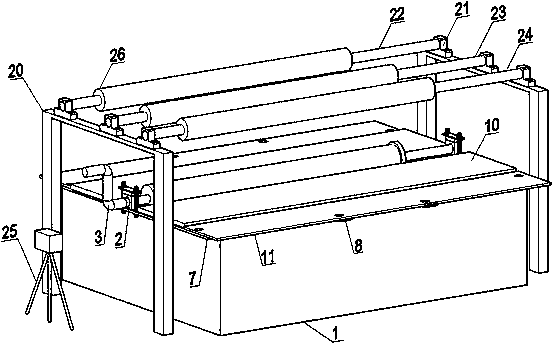 Test device and test method for simulating soil mass column hole expansion