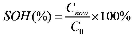 Detection method for health status of energy storage device