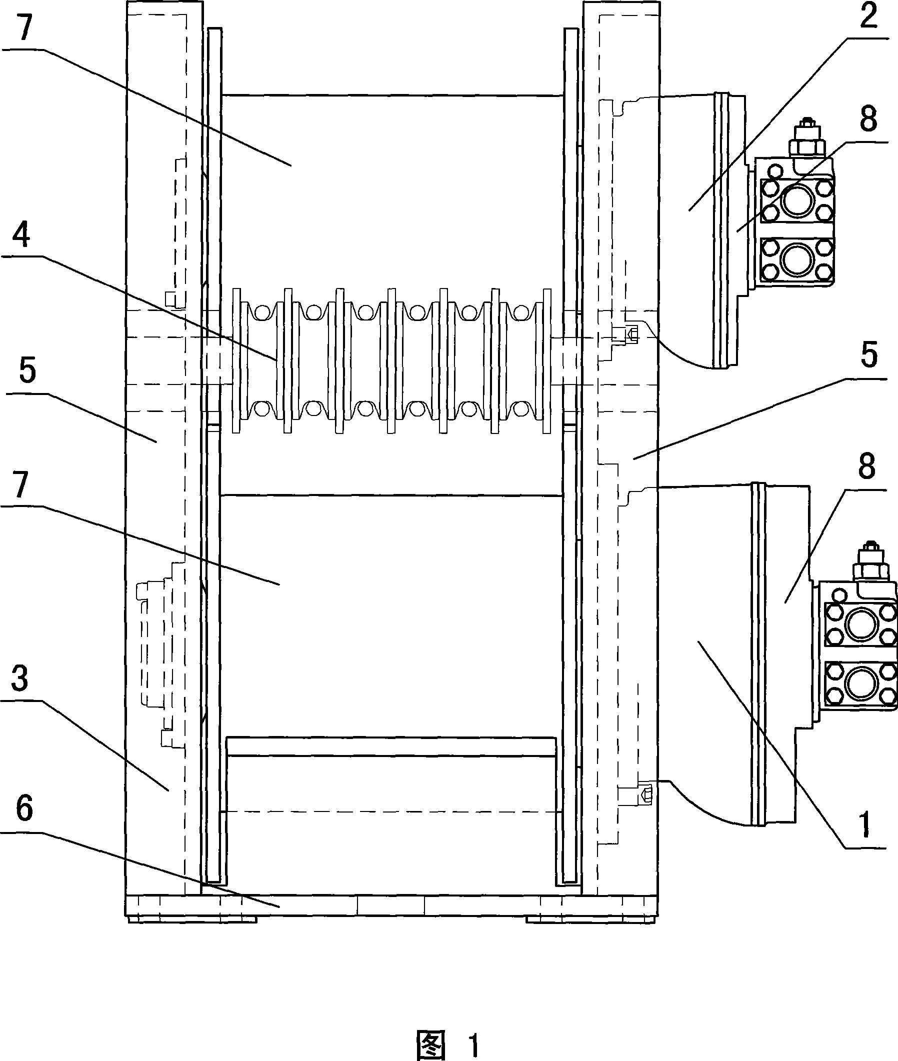 Combination type hydraulic pressure reel cart