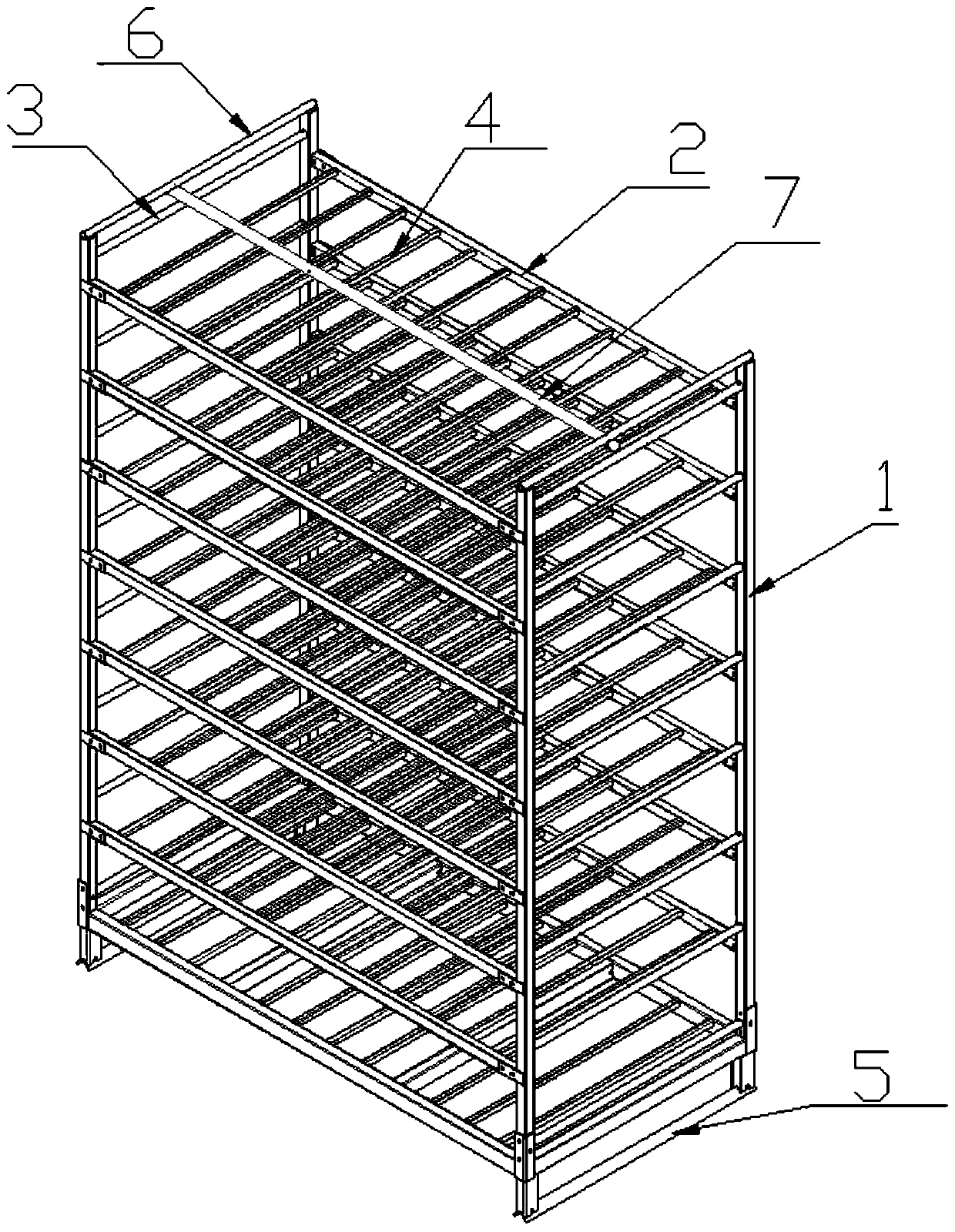 Special multifunctional grifola frondosa bed frame for experiment