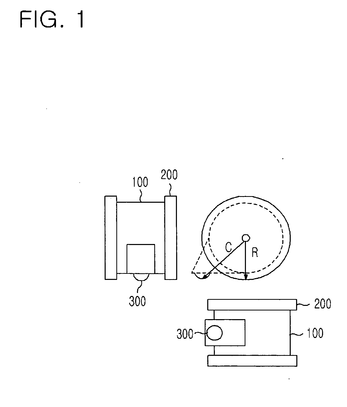 Apparatus for moving center of gravity of robot, and system and method using the same