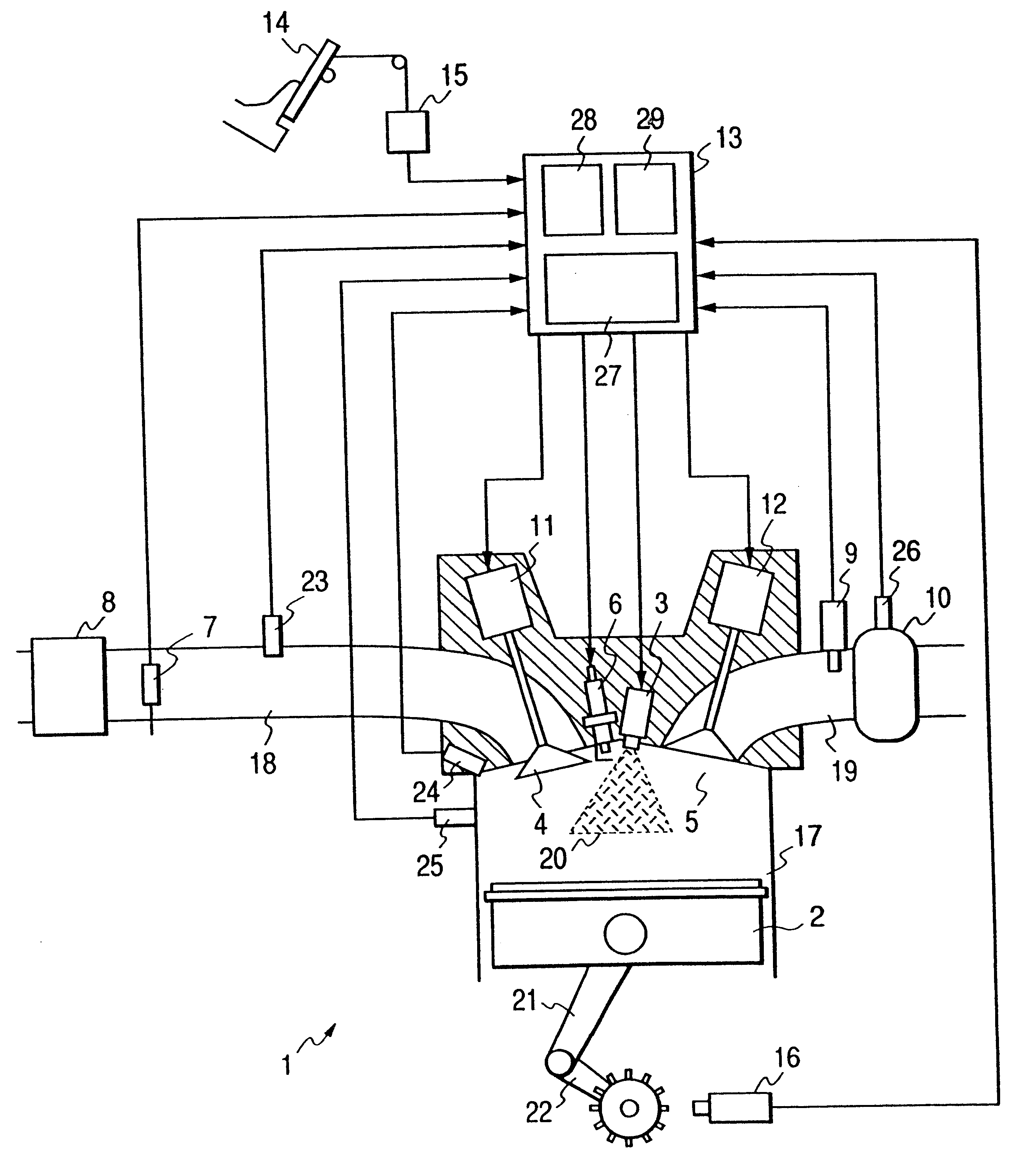 Internal combustion engine control system